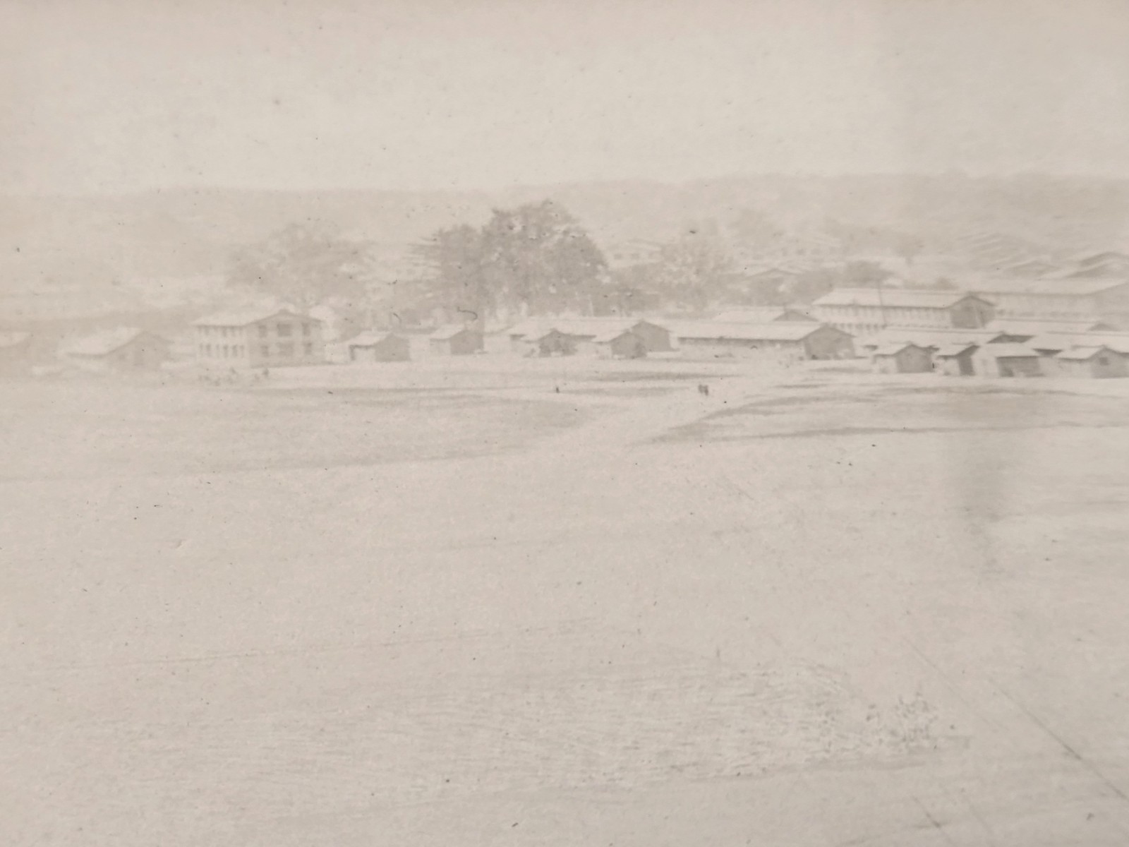 ORIGINAL 1918 Human Liberty Bell Camp Dix WWI Mole Thomas 25,000 Soldiers Photo