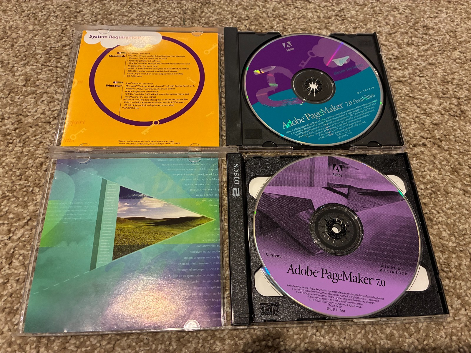 Adobe PageMaker 7.0 - Macintosh MAC Education Version with Serial Number Key!