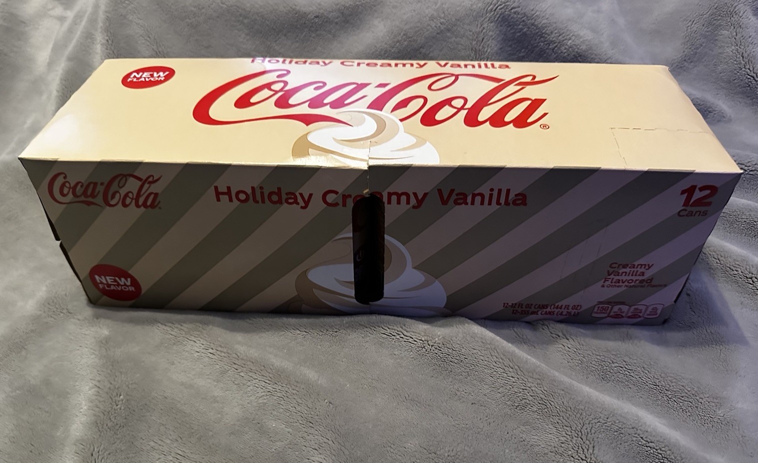 Coca-Cola® Holiday Creamy Vanilla Soda 12pack Cans Limited Edition