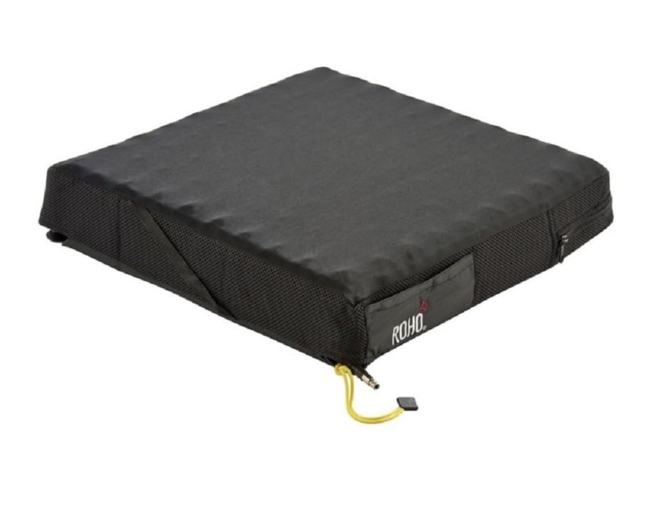 ROHO High Profile Single Valve Wheelchair Seat Cushion 16x16 in 1R99C w/ Pump