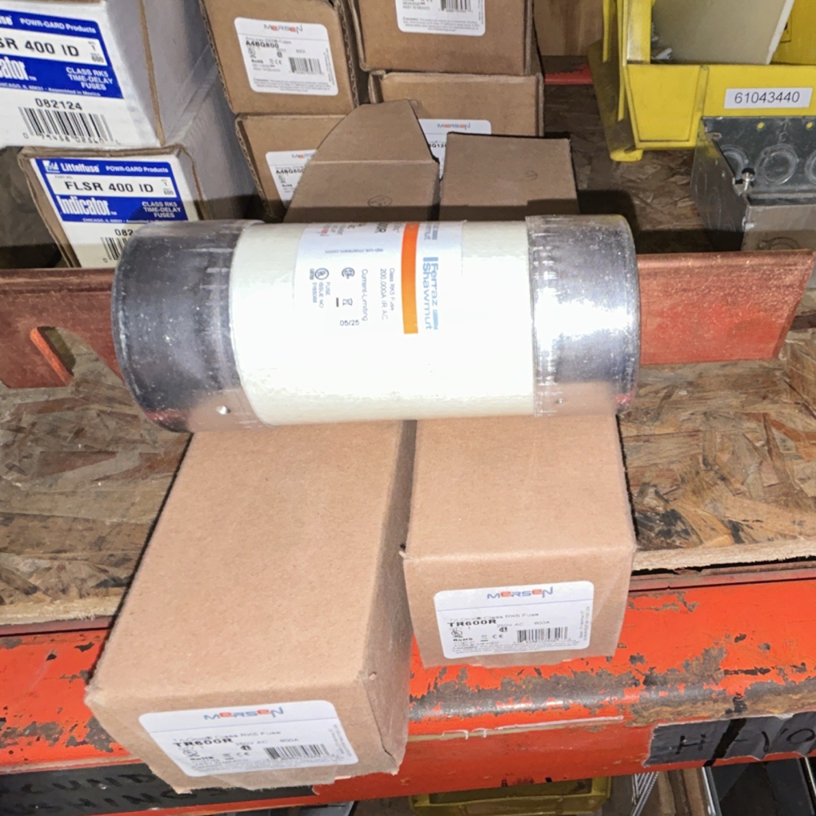 Mersen TR600R 600A 250V AC Time-Delay Class RK5 Dual Element Cartridge Fuse