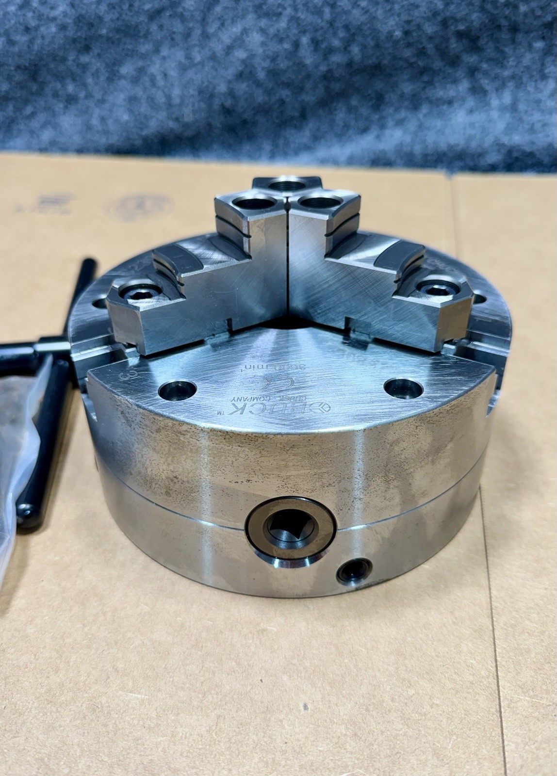 BUCK AT063RC 6" Inch 3 Jaw Manual Lathe Chuck Plain Back