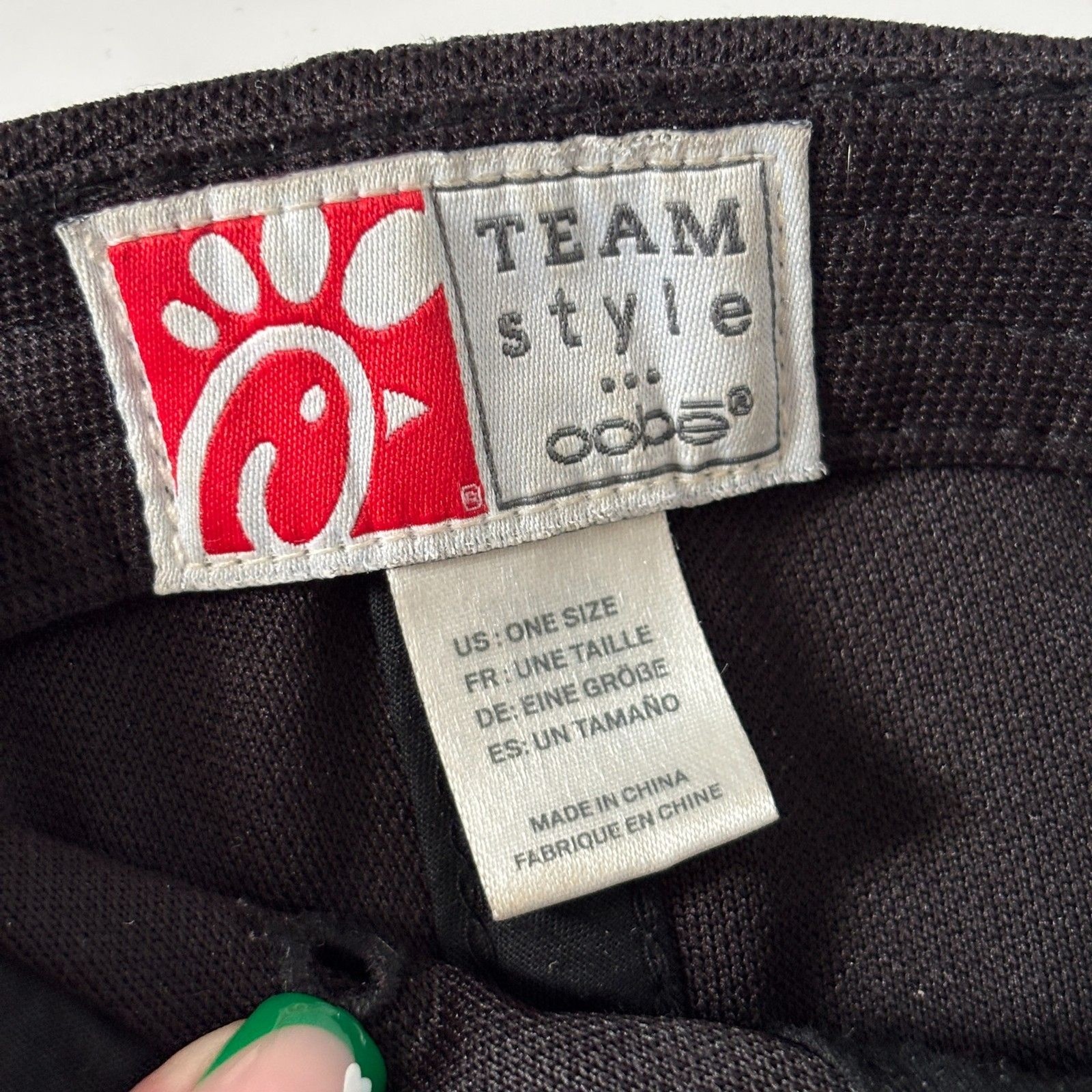 Chick-fil-A Oobe Baseball Hat Cap LOT Adjustable Employee Uniform Black Gray