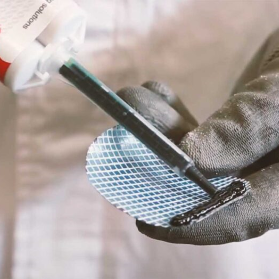 Polymix Universal Black Semi Rigid Plastic Repair & Adhesive Cartridge 200ml