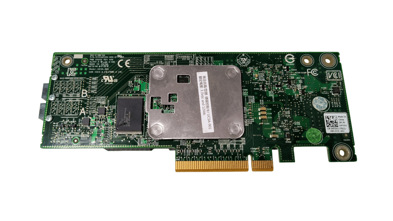 Dell 4Y5H1 PERC H330 Adapter 12GB/S PCI-E 3.0 RAID Controller Card No Bracket