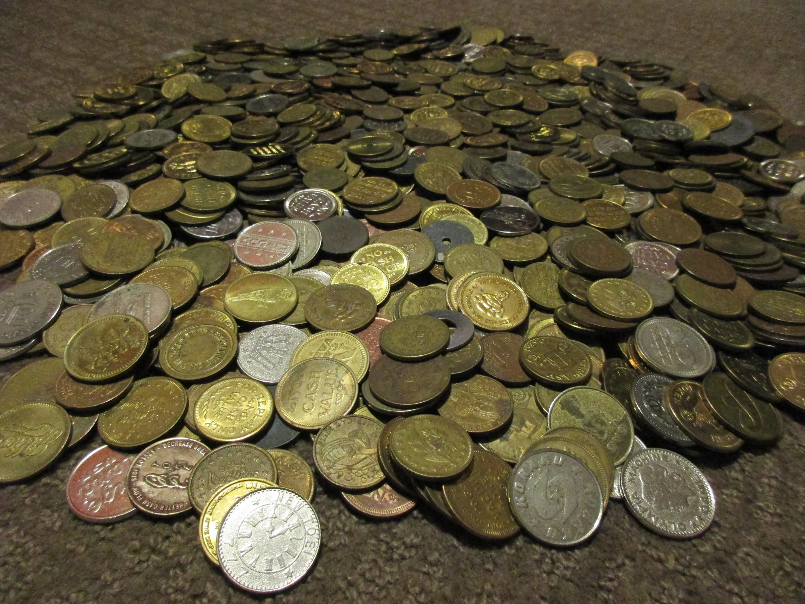 5lb Pounds Tokens Exonumia Amusement Bulk Lot