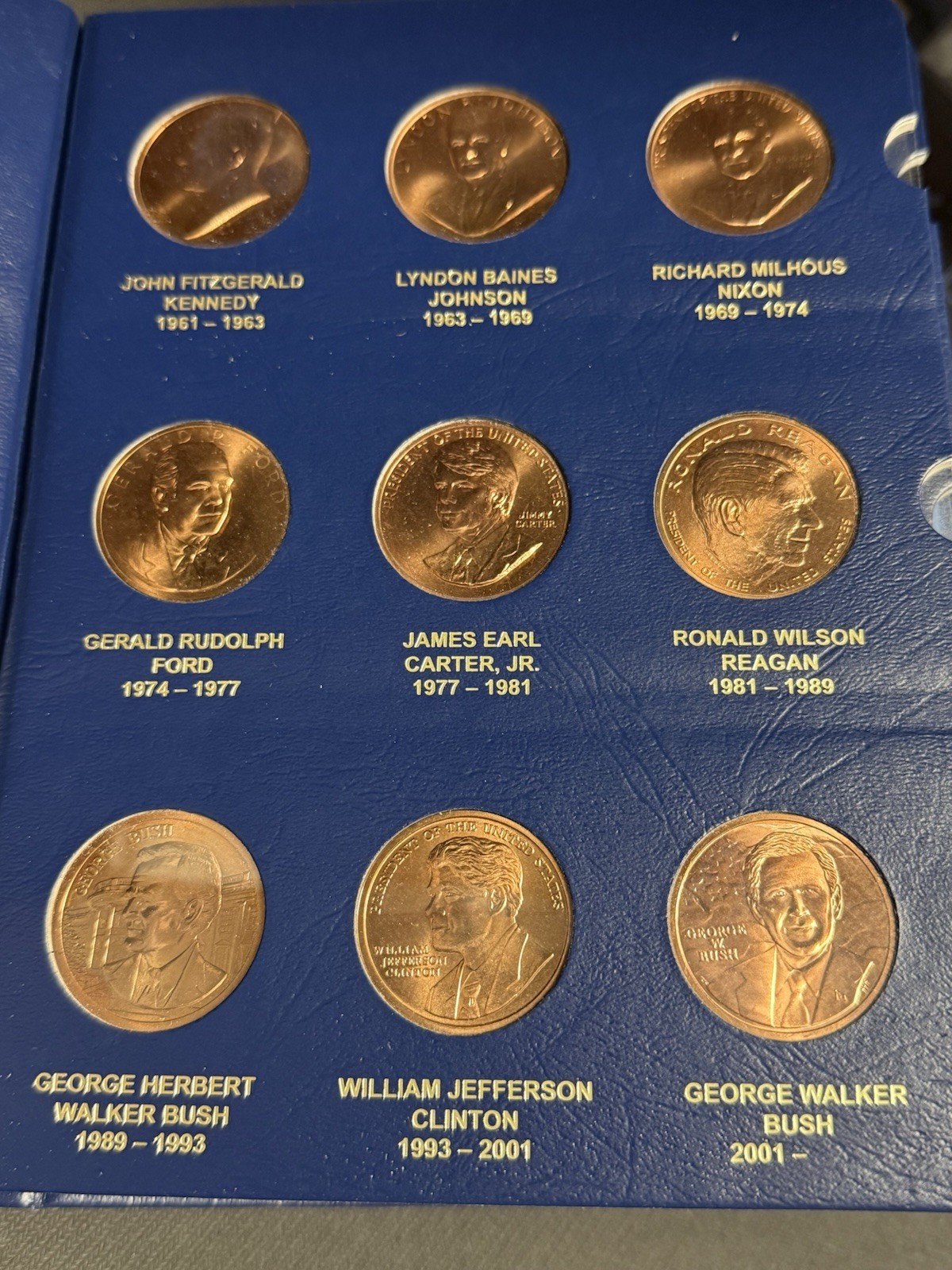 COMPLETE Set of 43 Bronze MEDALS OF THE PRESIDENTS by The United States Mint