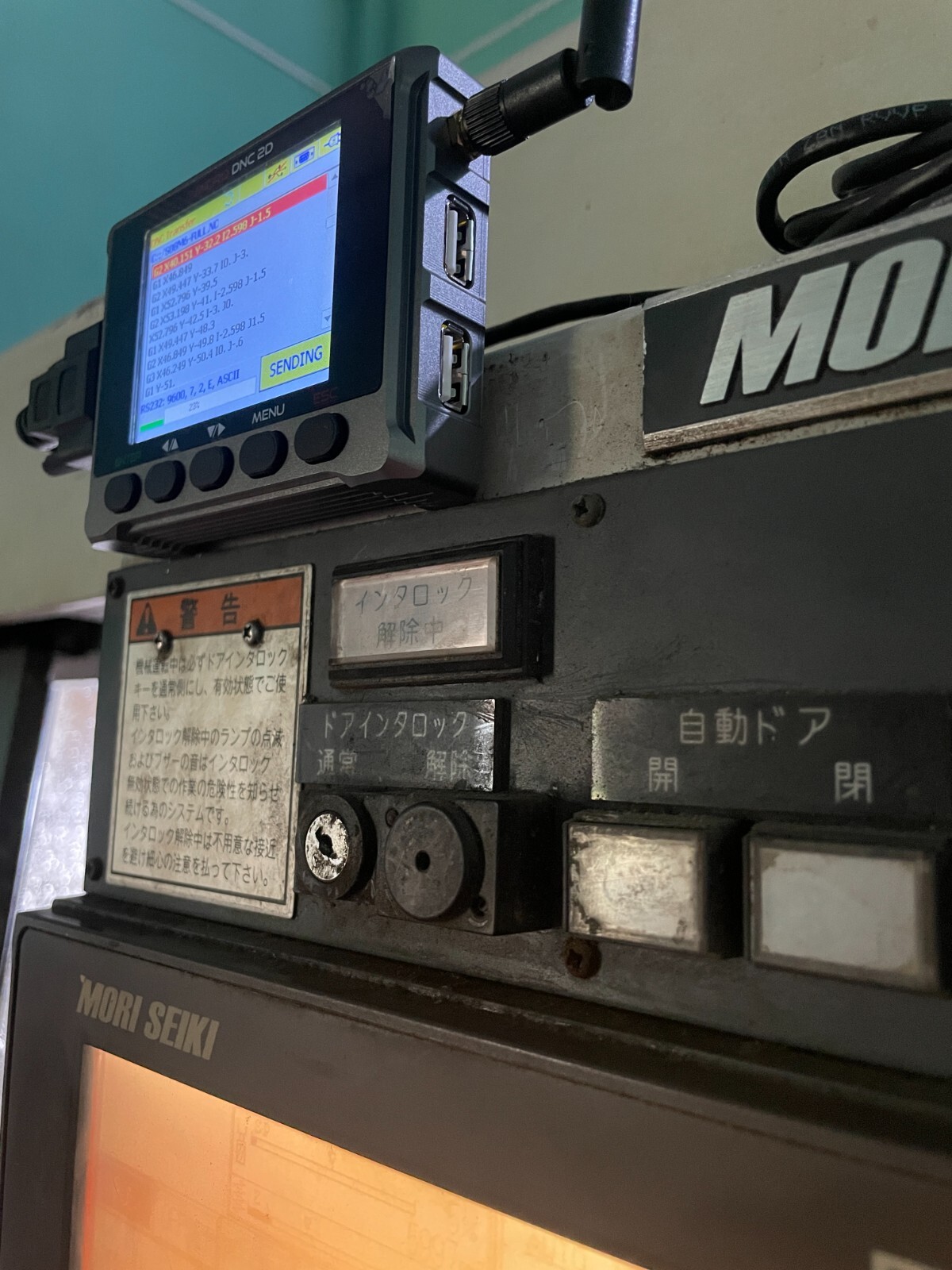 DNC DEVICE FOR CNC MACHING .USB/WIFI to RS232,DRIP FEED CNC