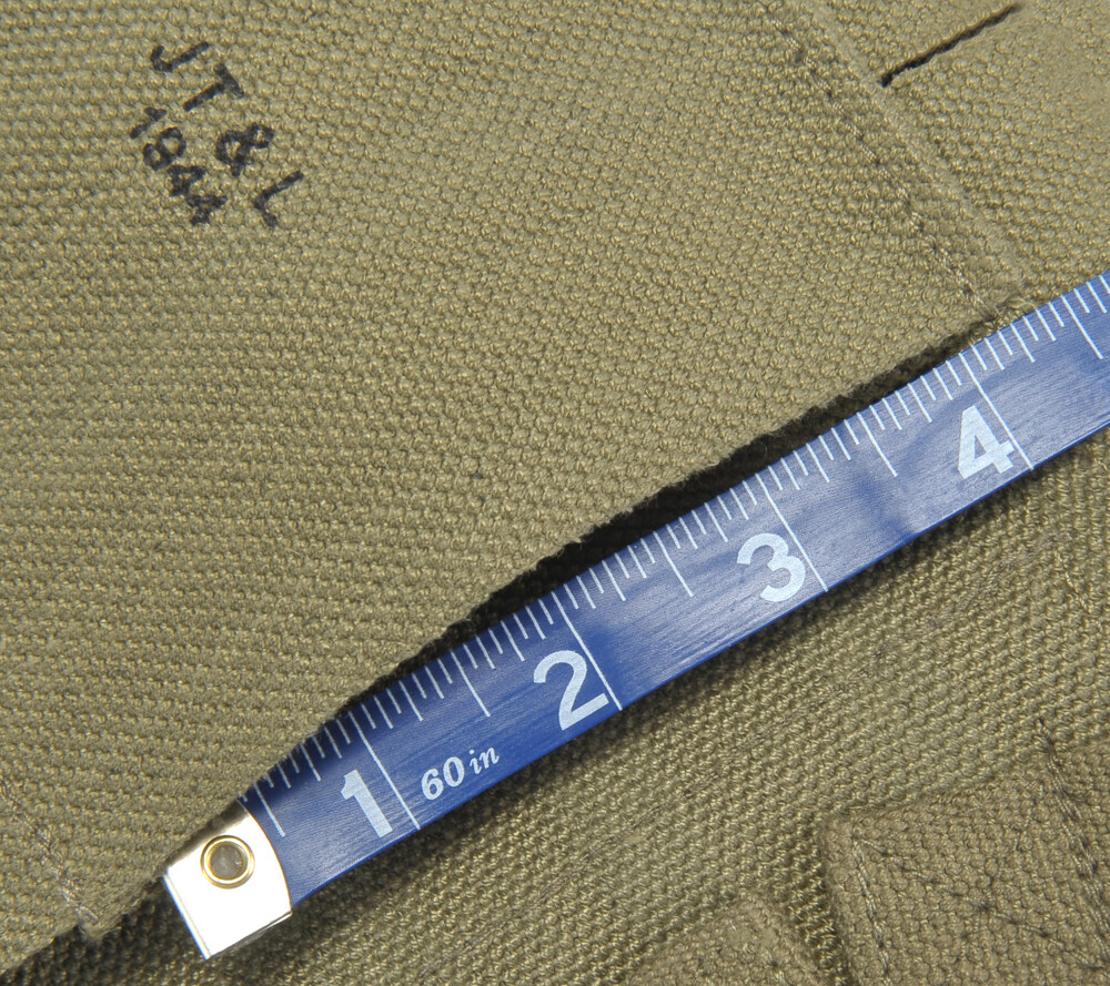 WW2 Rigger Made 5 Cell Thompson Magazine Pouch with Shoulder Strap JT&L 1944