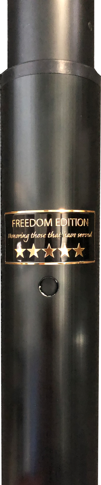 20' or 25' Delta Pin-Lock TELESCOPING Flag pole "Freedom Edition" (Black)