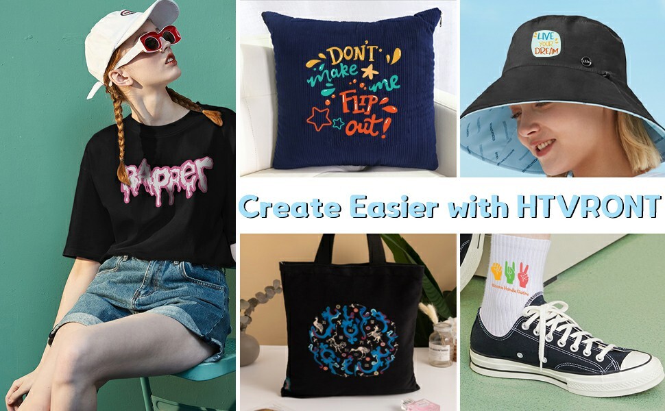 50Pack Heat Transfer Paper for Dark T Shirts 8.5x11" Iron on Transfer Paper