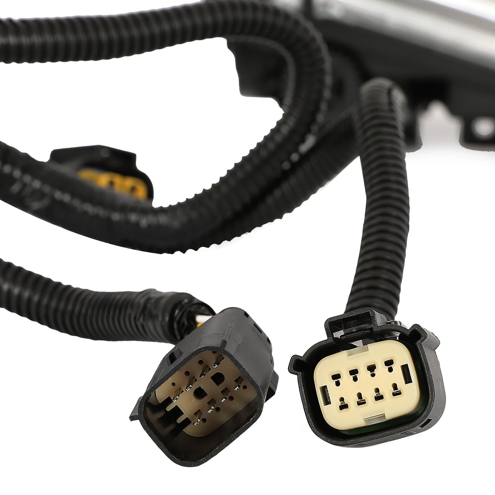 Pair Fog Lights Clear LED DRL w/ Wiring For 2019-2021 2022 Chevy Silverado 1500