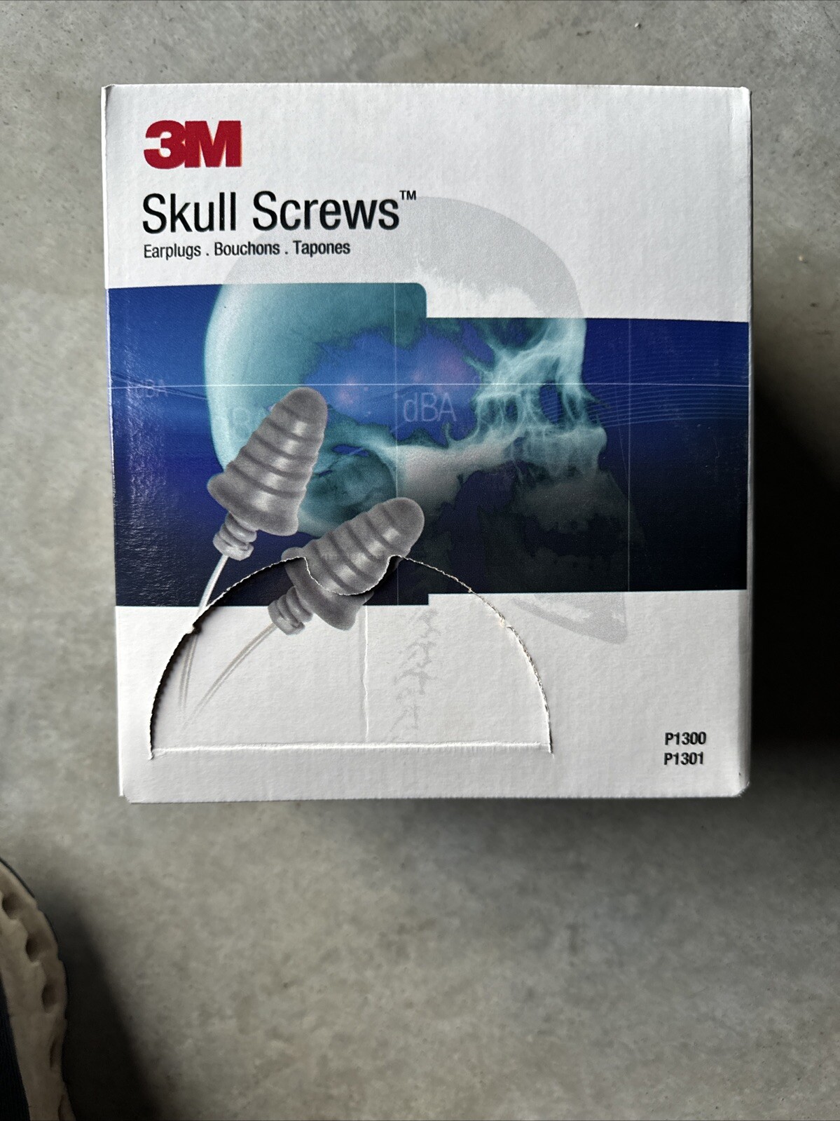 3M SKULL SCREWS P1301 CORDED BOX Of 120 FREE SHIPPINg