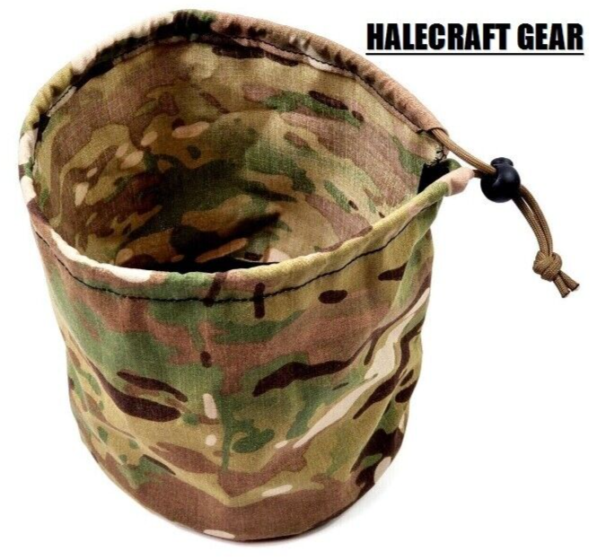 HALECRAFT 7x7" MULTICAM 300D Ripstop Nylon Camping Cookset/Stove Stuffsack