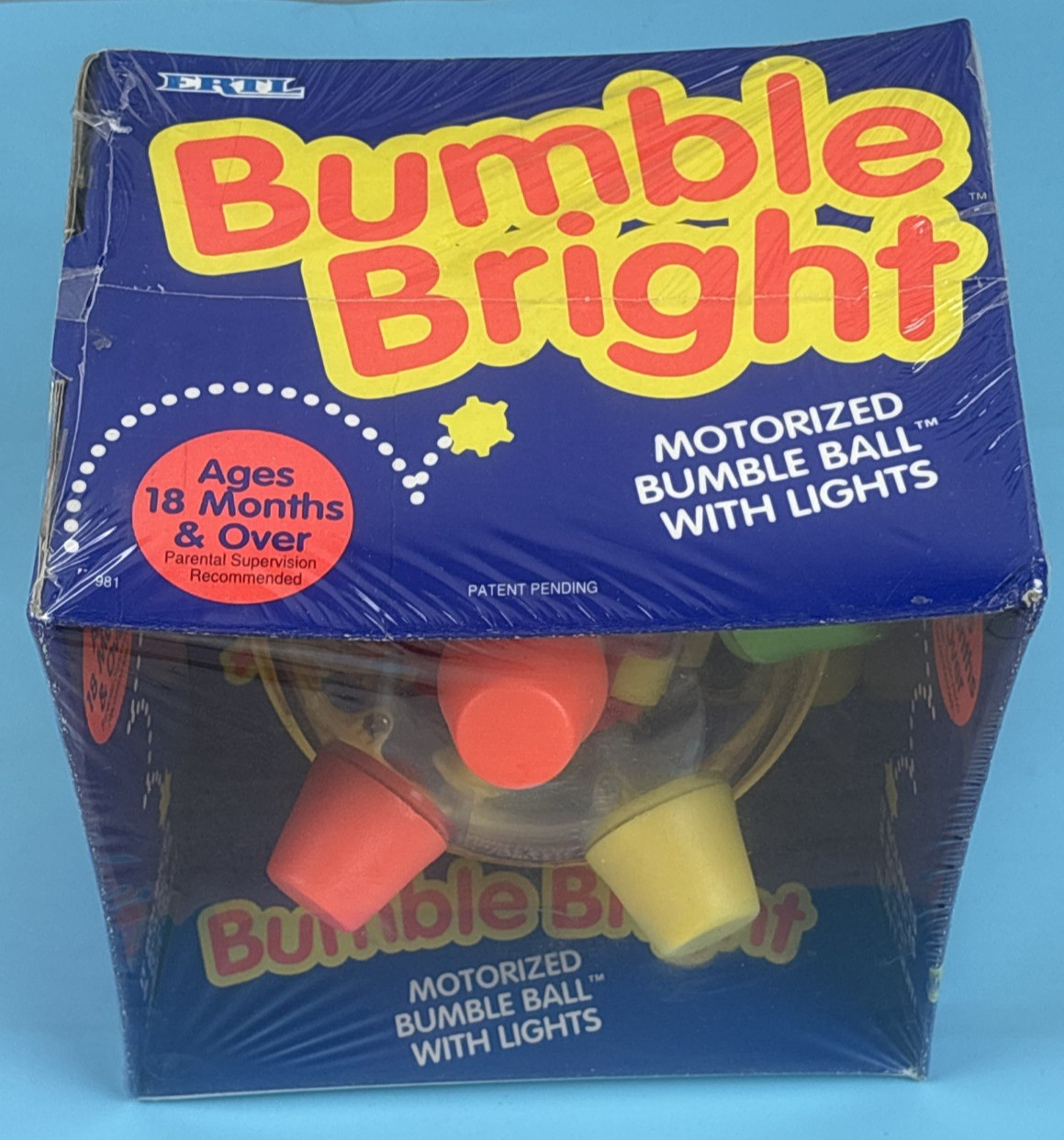 Vintage 1995 ERTL Motorized Bumble Bright New Sealed Classic Toy! Clear NIB!