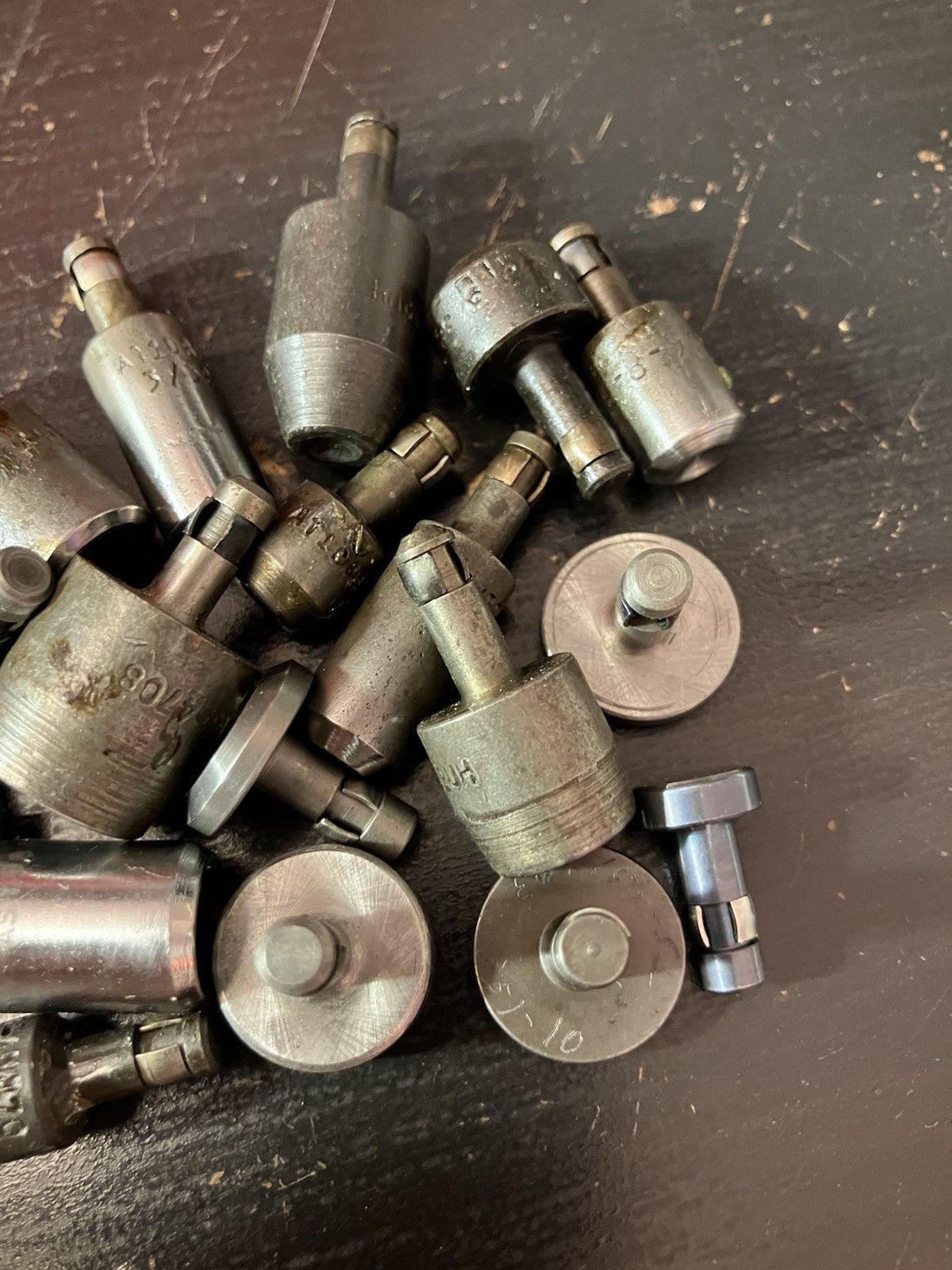 Lot 20 Hand Rivet Squeezer Die 3/16 Shank Aircraft Aviation Tools #2 Belly Tank