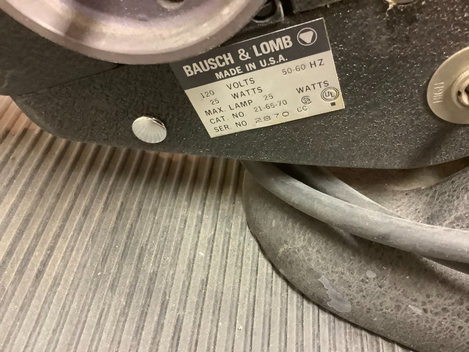 Bausch & Lomb Vintage Lensometer