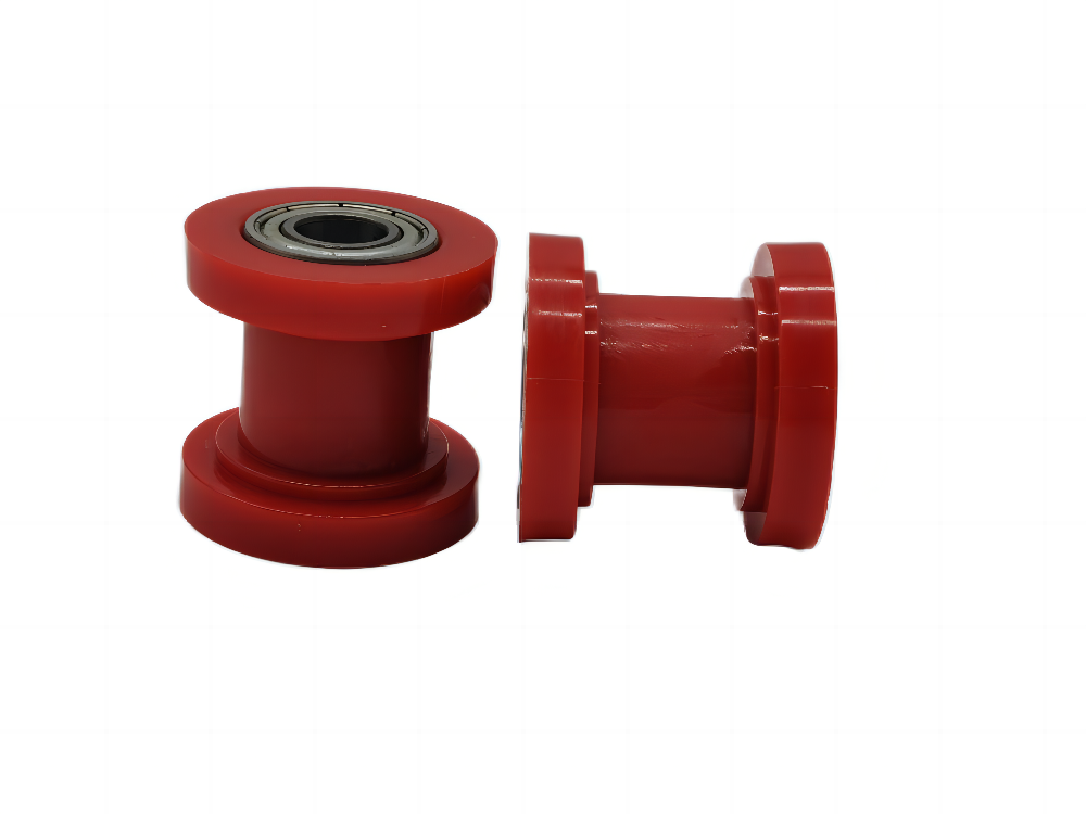 2PC Red 10mm Chain Roller Slider Tensioner Wheel Guide Pit Dirt Mini Bike ATV