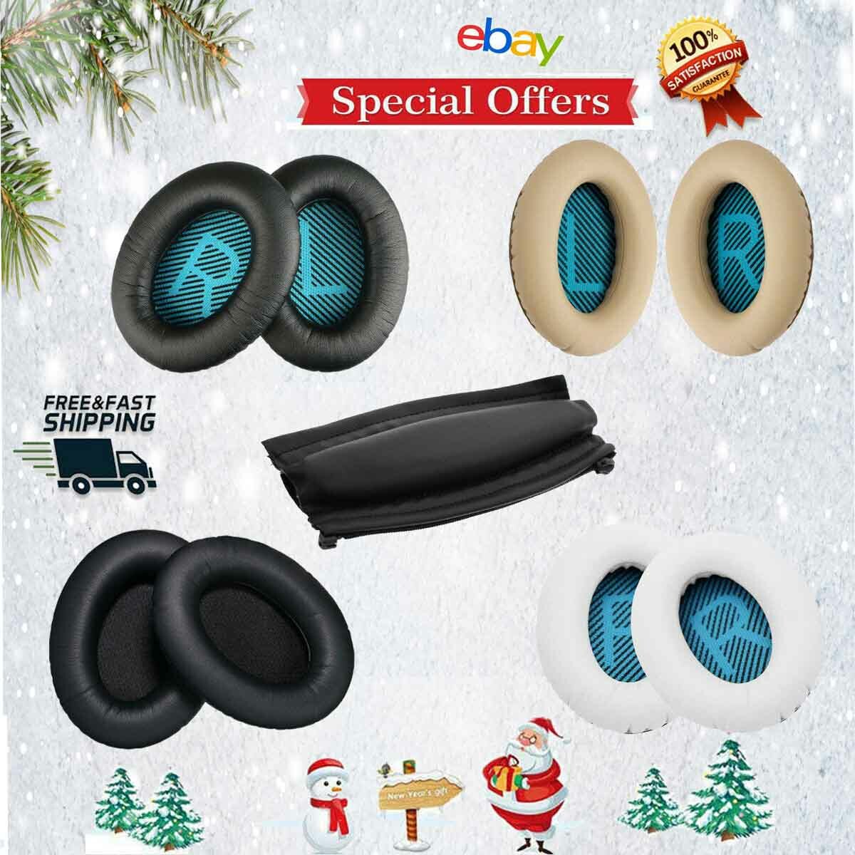 NEW Replacement Cushions Ear Pads Headband for Bose QuietComfort QC2 QC25 AE2