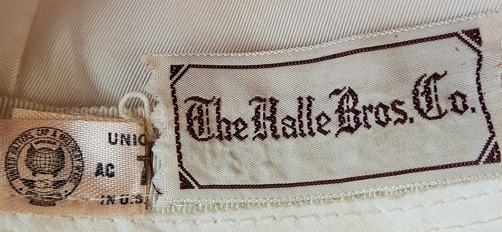 Vtg Don Anderson New York Halle Bros Union Made Woman Pillbox Floral Hat Netting