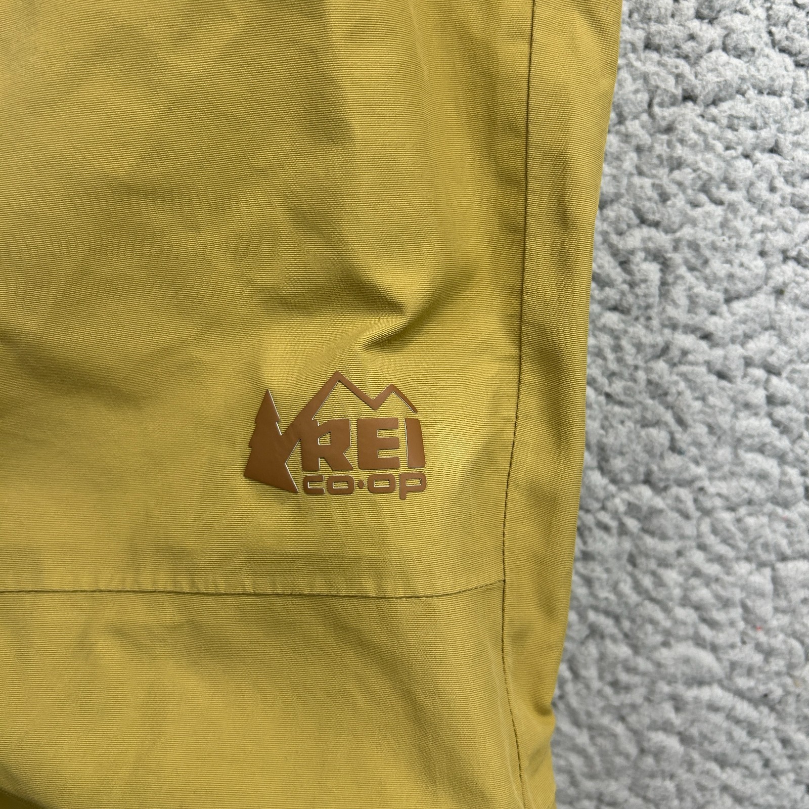 REI CO-OP Powderbound Mens Large Beige Tan Insulated Ski Snowboard Snow Pants