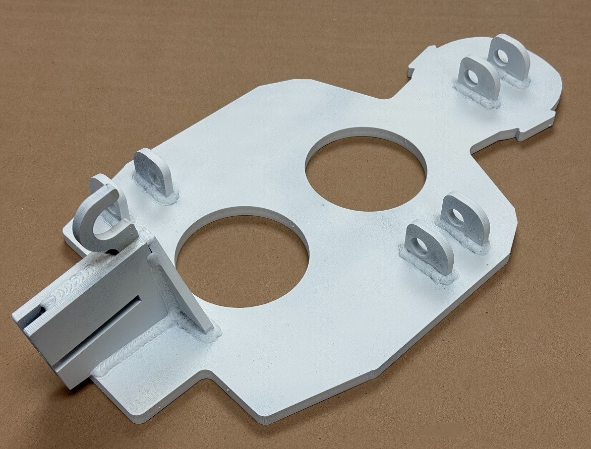 [SR] 3/8" Steel Dueling Tree Reactive Target 10"x18" Torso with 3 Swivel Paddles