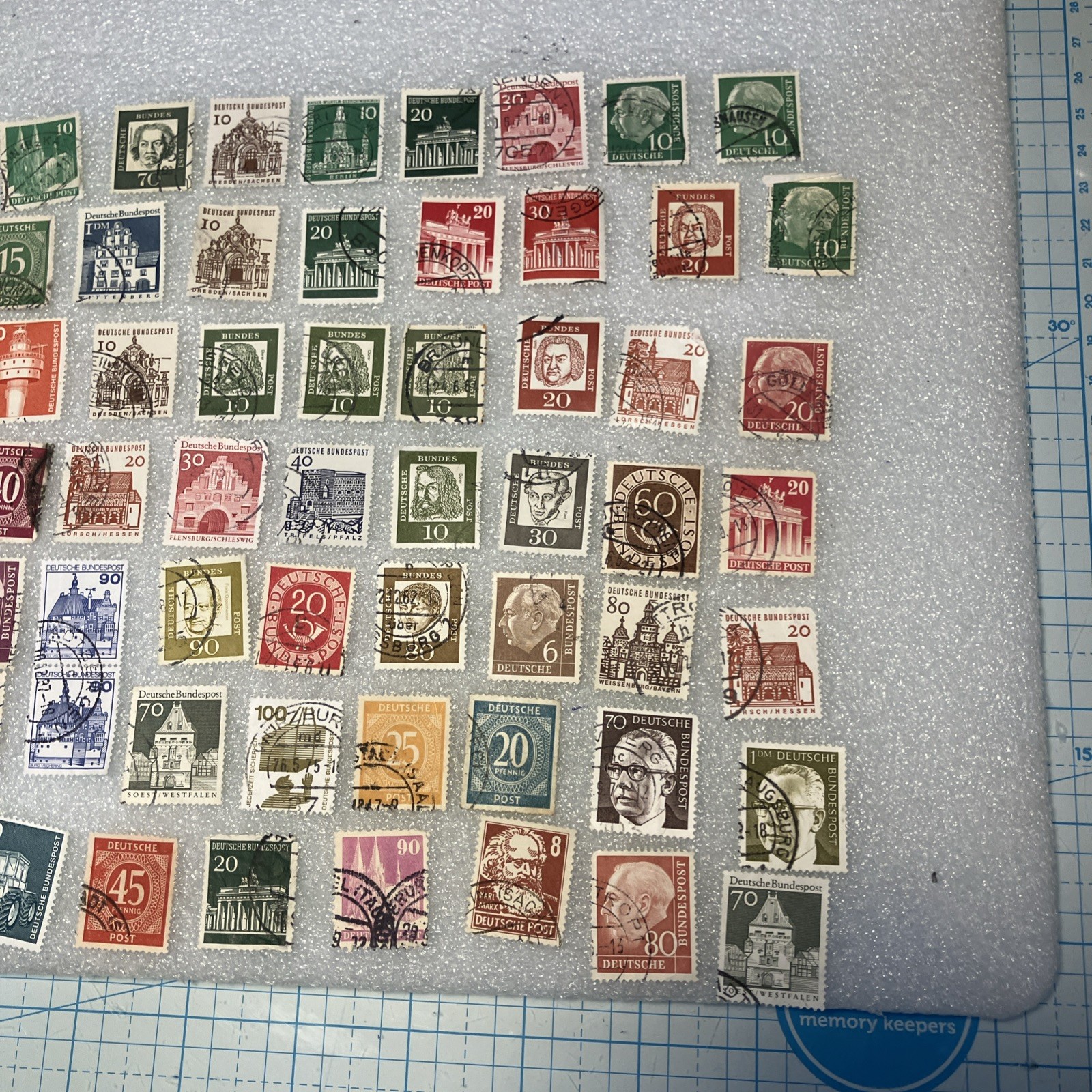 55 USED/Cancel Small West Germany Deutsche Bundespost 1945-1985 Stamps. $1Ships.