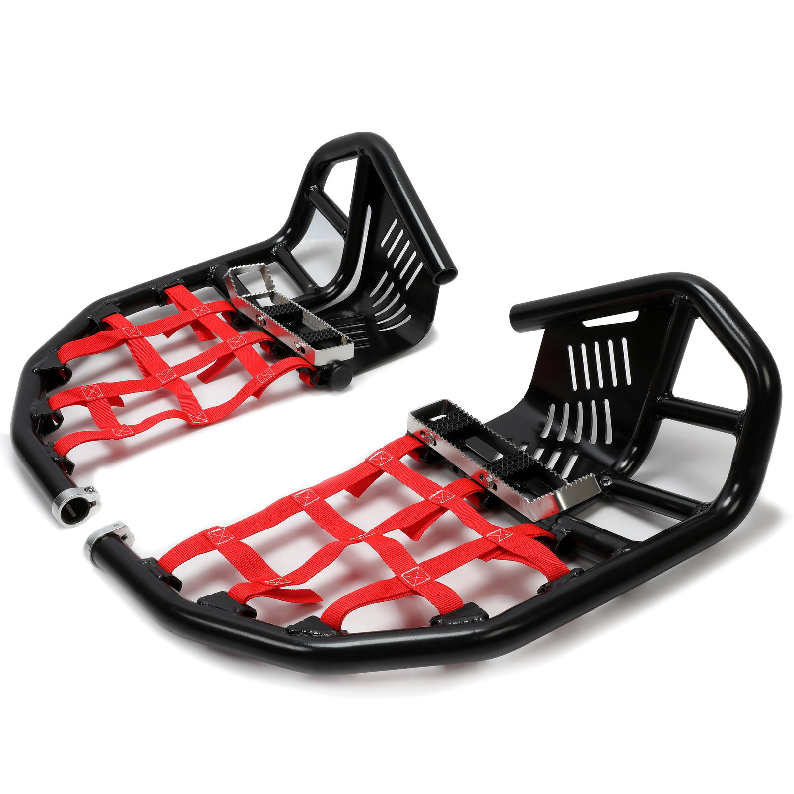 Fits Honda TRX 450R Sportrax 450 All Years Pair Nerf Bars Heel Guards w/ Nets
