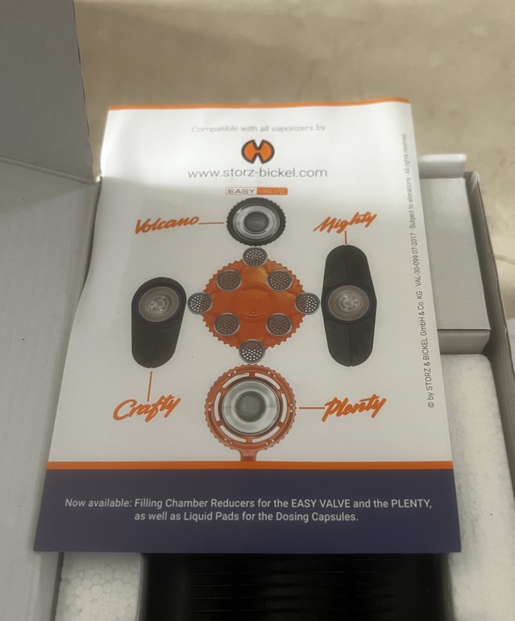 Storz Bickel Mighty With Original Box Manual & AC Adapter