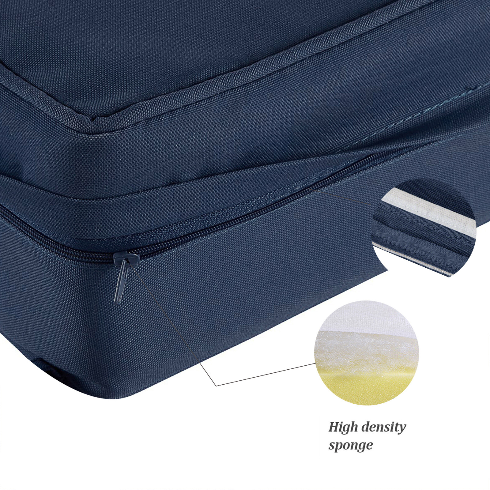 72"/80" Soft Sponge Chaise Lounge Chair Cushion w/Waterproof and Washable Cover