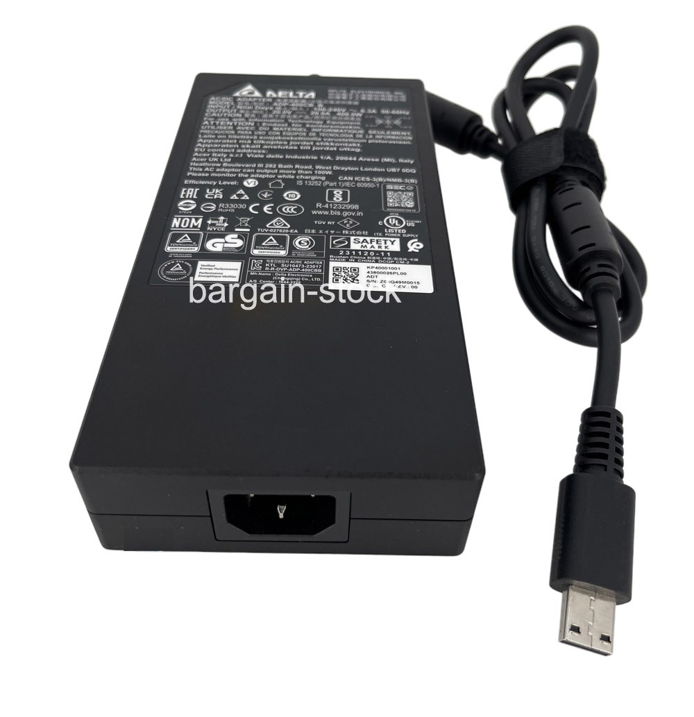 Original Delta 20V 20A 400W AC Adapter Charger For MSI Titan 18 HX A14VIG-288US