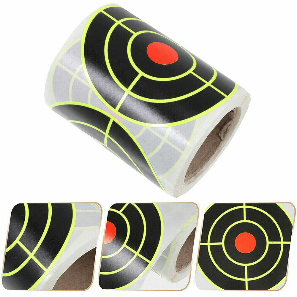 250Pcs Splatter Target Stickers Paper 3" Self Adhesive Reactive Targets Shooting