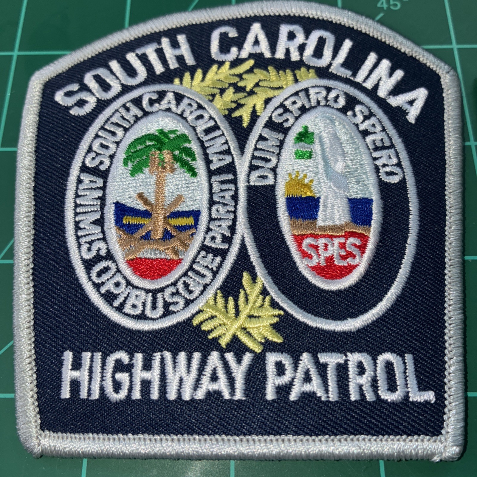 South Carolina Highway Patrol collectors Shoulder patch set 2 pieces all new