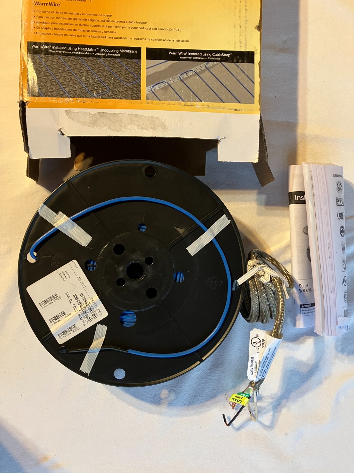 SunTouch 120070WB-RST WarmWire 14AWG, 70 sq ft, Used For HeatMatrix Membrane