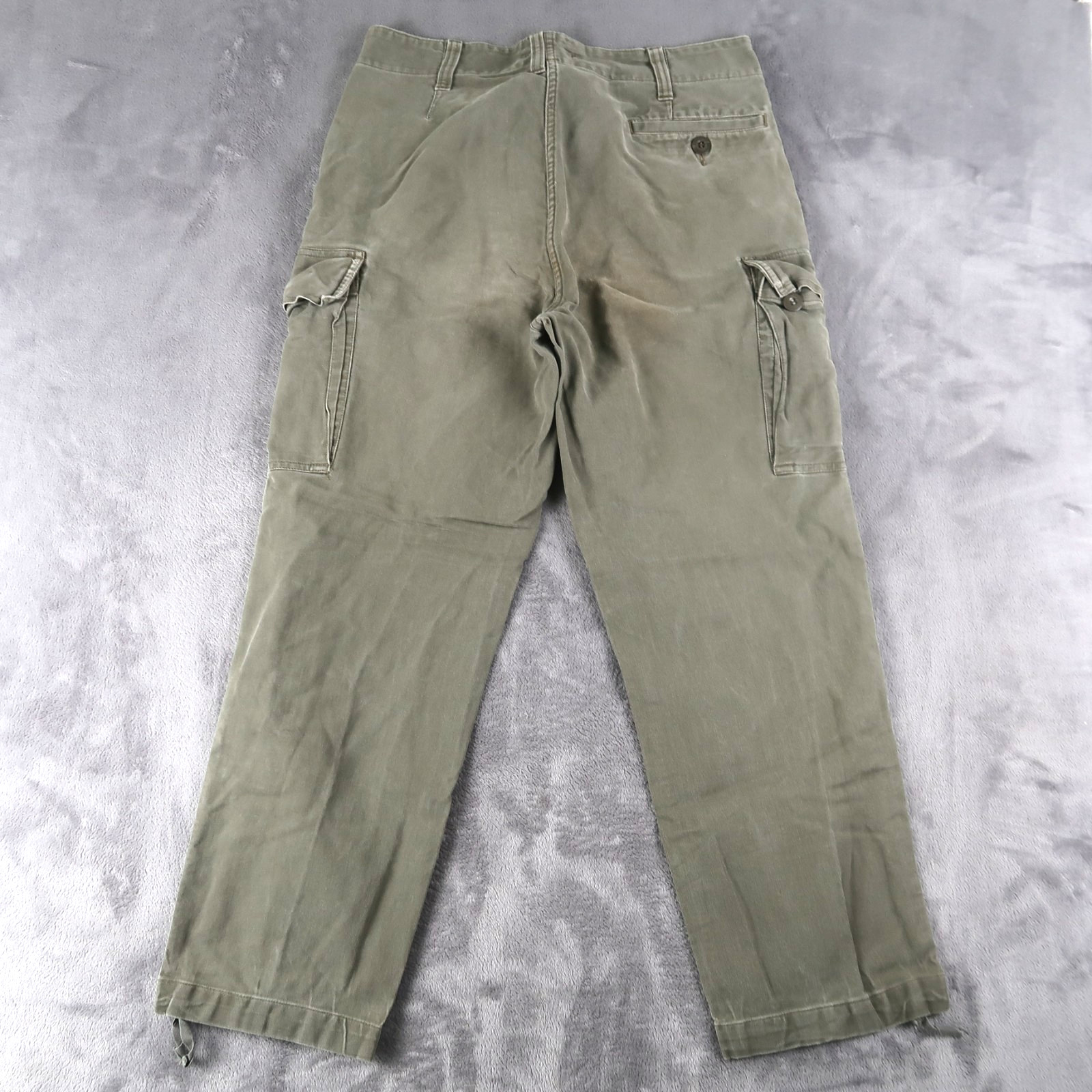 Vtg 90s Marquardt & Schulz German Military Green Combat Cargo Pants 32.5x27.5