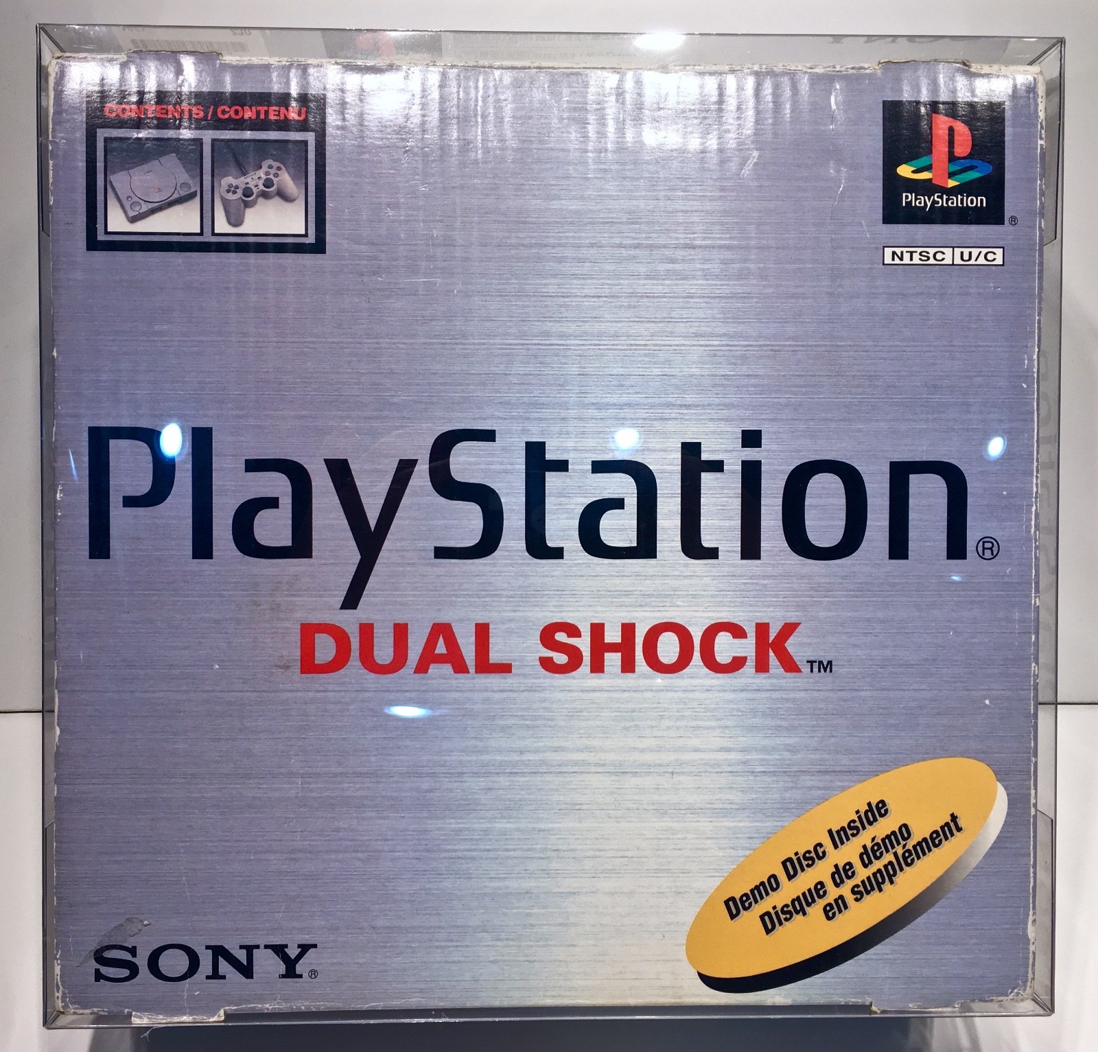 1 Console Box Protector For PLAYSTATION 1 Custom Clear Display Boxes NOT PS ONE!