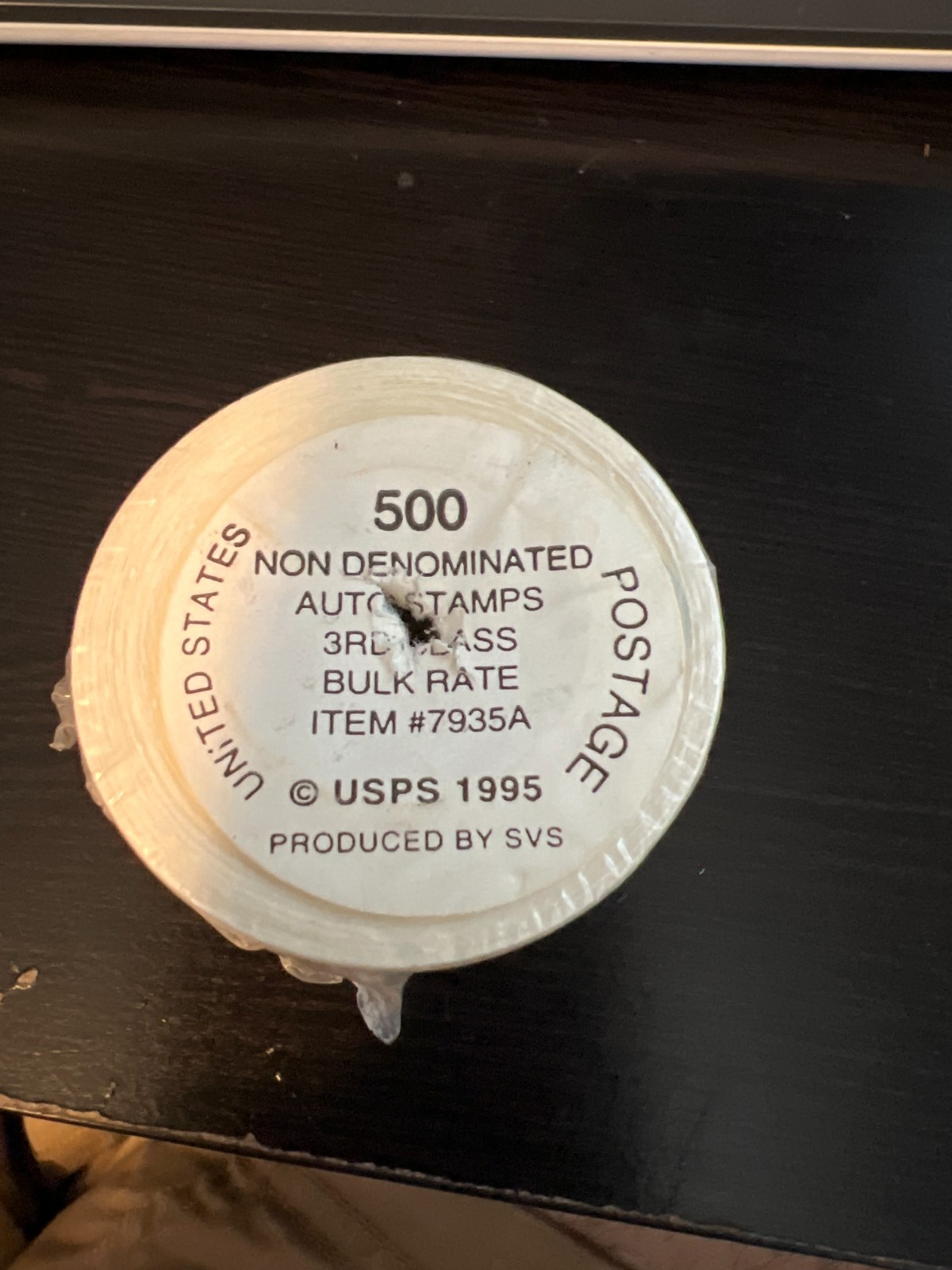 USPS 1995 Bulk Rate Automobile Coil Roll 500 Stamps Item 7935A Mint Unused