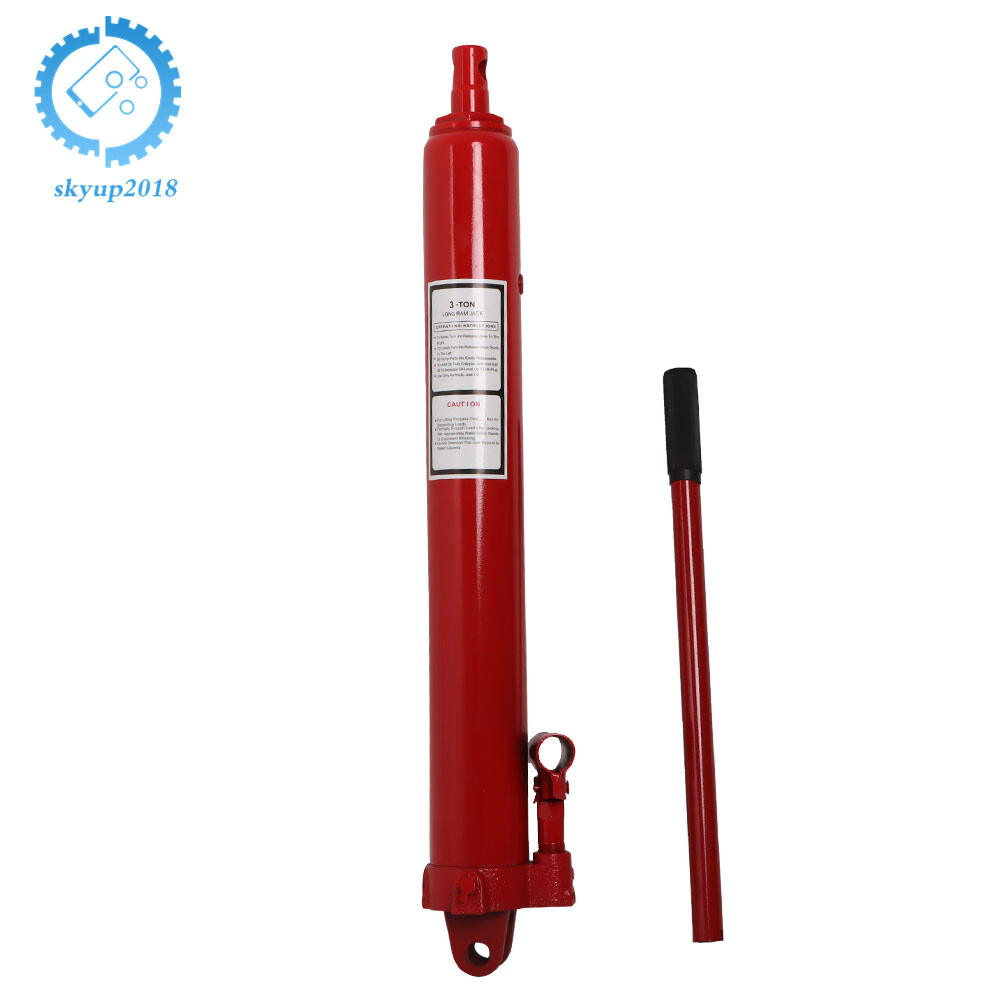 6600lbs Long Manual Hydraulic Jack Single Pump Engine Lift Cherry Picker