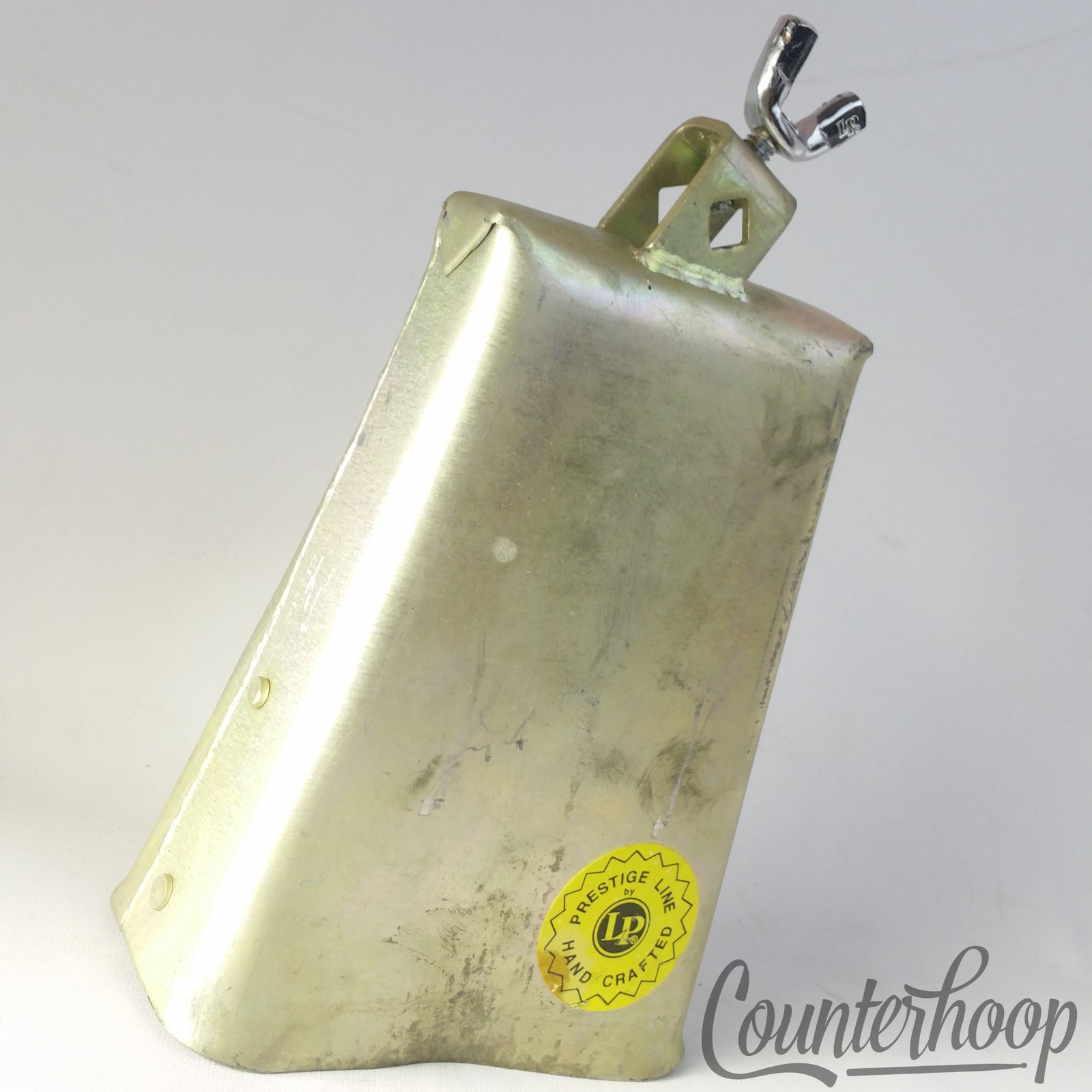 Latin Percussion LP322 Prestige Cowbell Made In USA 7 1/2"x5 3/4"x2 1/2" Vintage