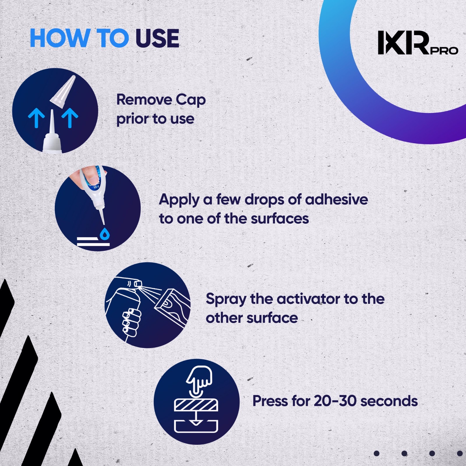 CA Glue with Activator Kit 6x1.75 oz. CA Glue (Thin Medium Thick) 16.9 oz.