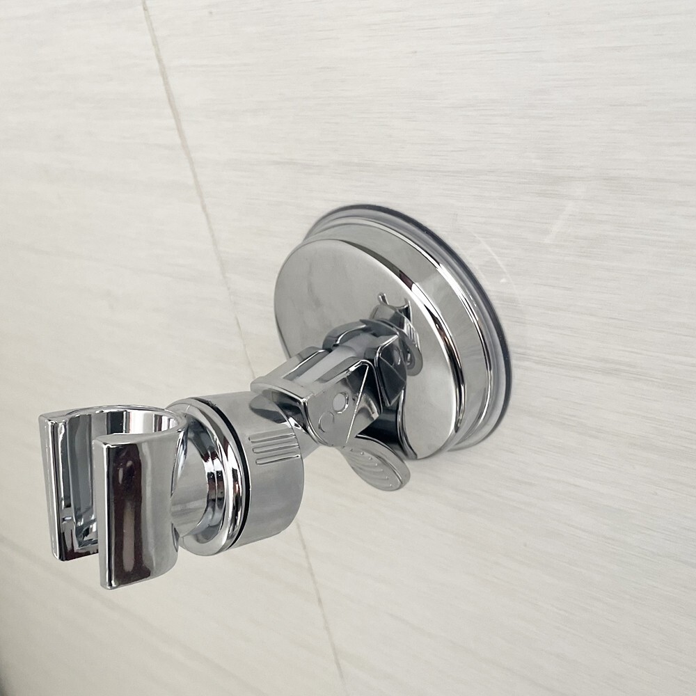 Adjustable Shower Head Holder Suction Cup Handheld Wall Mount Bathroom Bracket