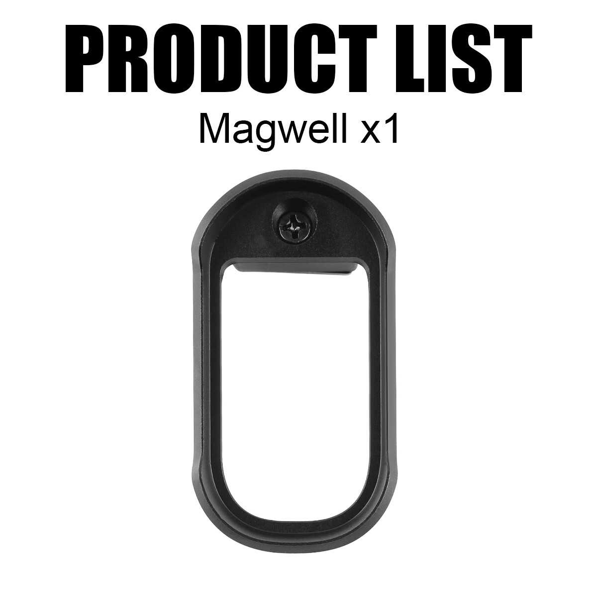 Aluminum Flared Magwell For Glock 43X/48 / G43X G48 MOS Anodized Finish