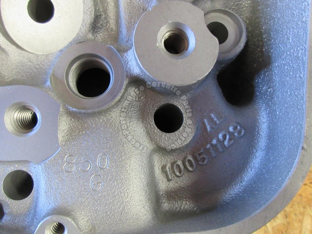 One New Chevy 10051128 Alum Symmetrical Bow Tie Pro Stock Semi-Finished BBC Head