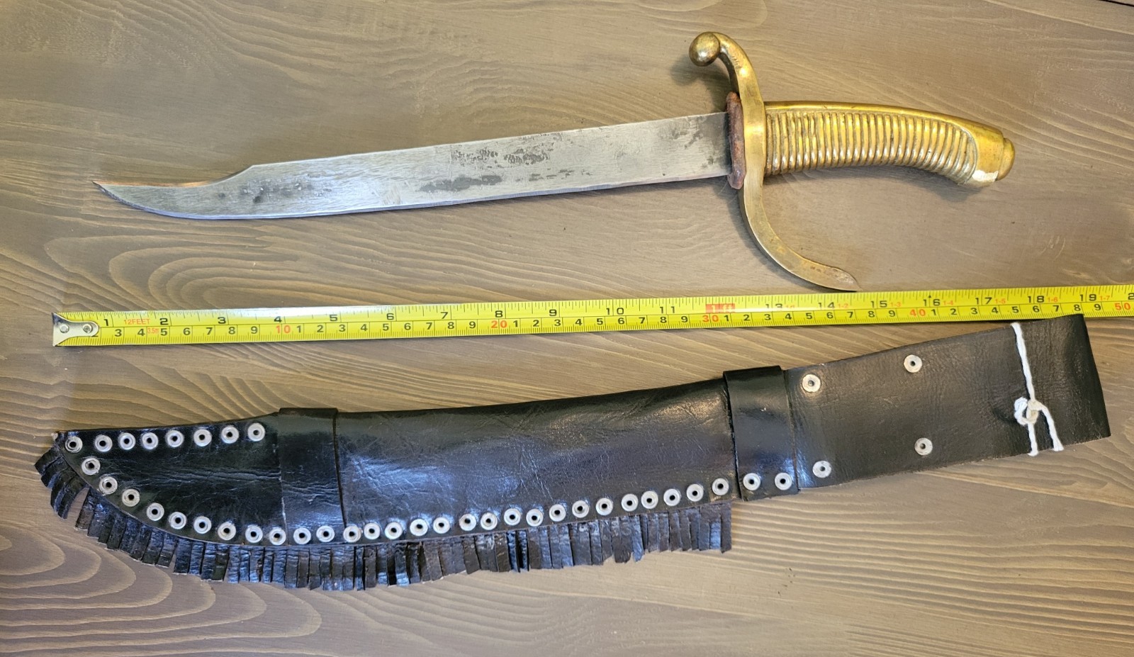 Modified WWI Era Spanish Sword/Saber dated 1900 With Custom Sheath!