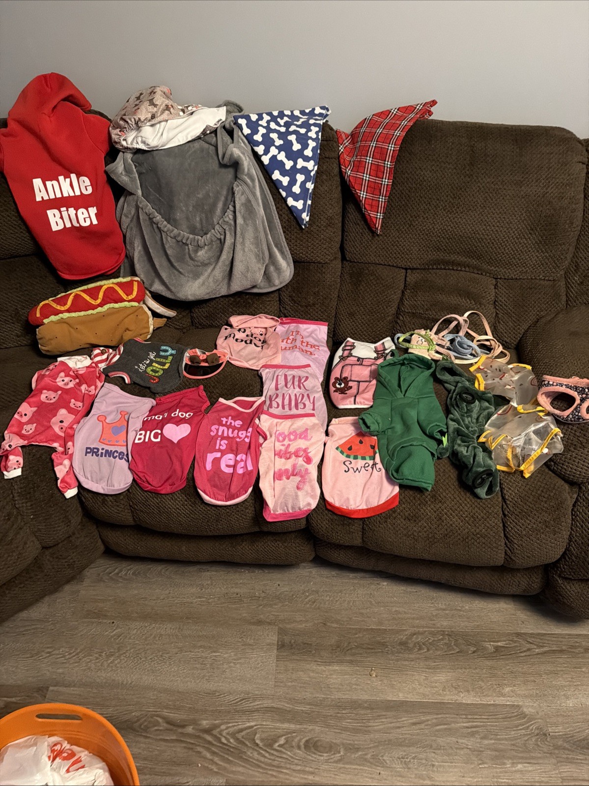 20 pcs Dog Clothing Lot Sizes S-M-L