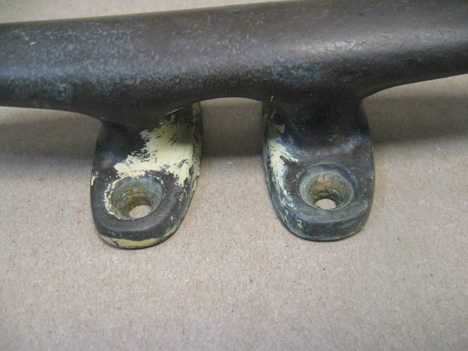 Antique Vtg 8" Solid Bronze Boat Sailboat Marine Mooring Cleat