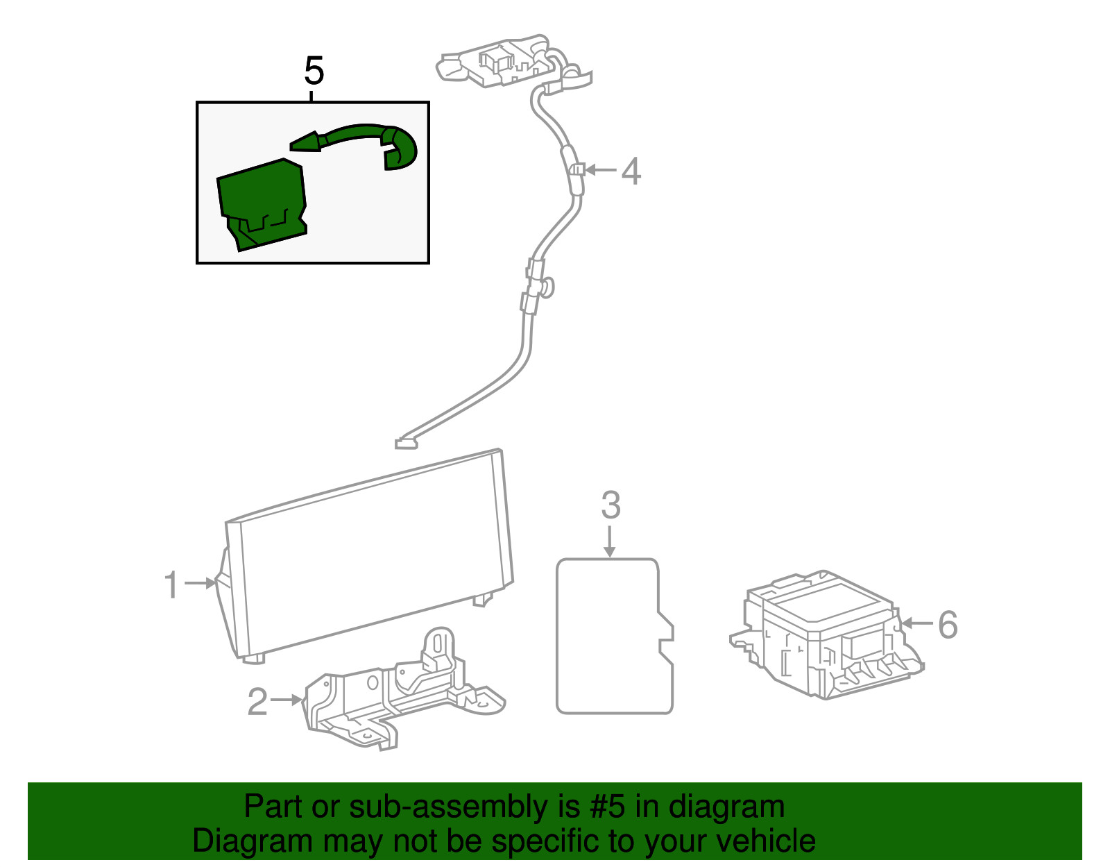 Genuine Lexus Navigation Microphone 86730-48110