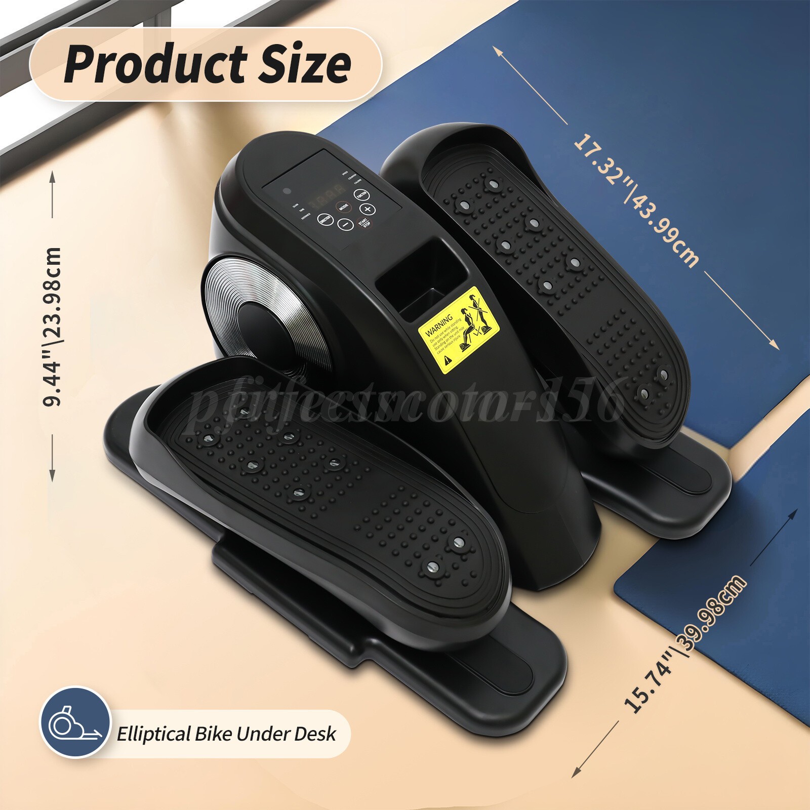 Ellipse Leg Exerciser Under Desk Elliptical Machine as Seen on TV Seated Machine