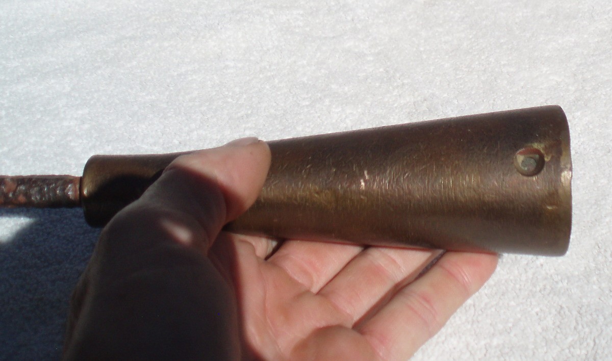 1700' ? BRONZE IRON EARLY HISTORIC PRIMITIVE ANTIQUE WHALING WHALE HARPOON SPEAR