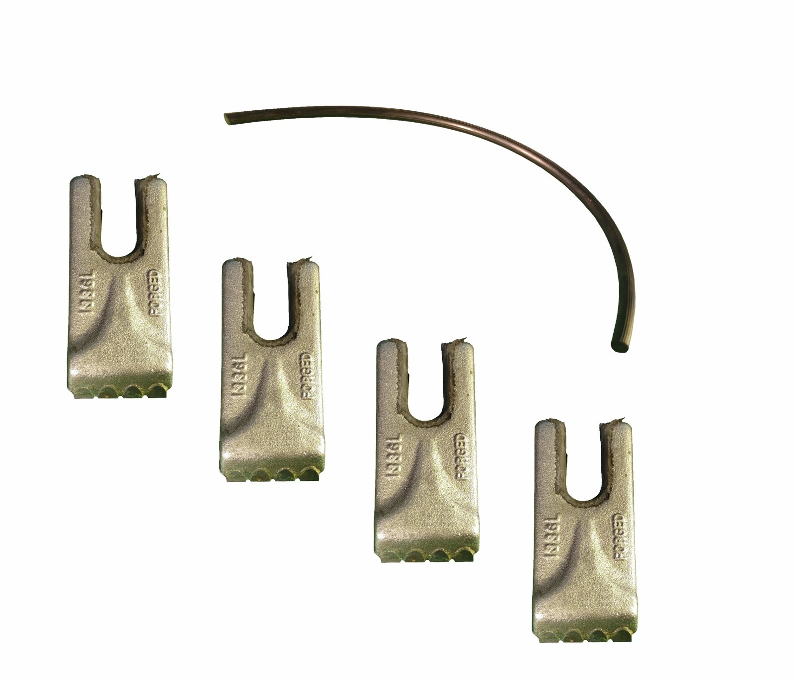 4- Pengo Carbide Auger Teeth w/ Rubber Quick Lock- CS , AG , Aggressor- 140016